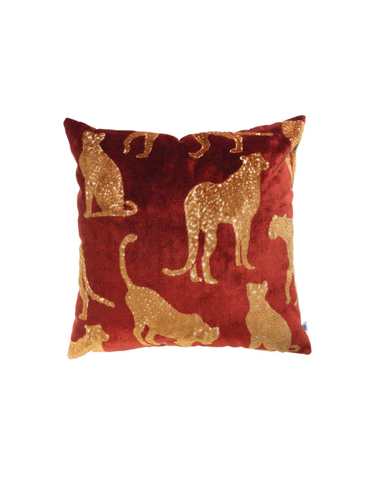 Cojin Cheetah Cinnabar Duo 60 cm