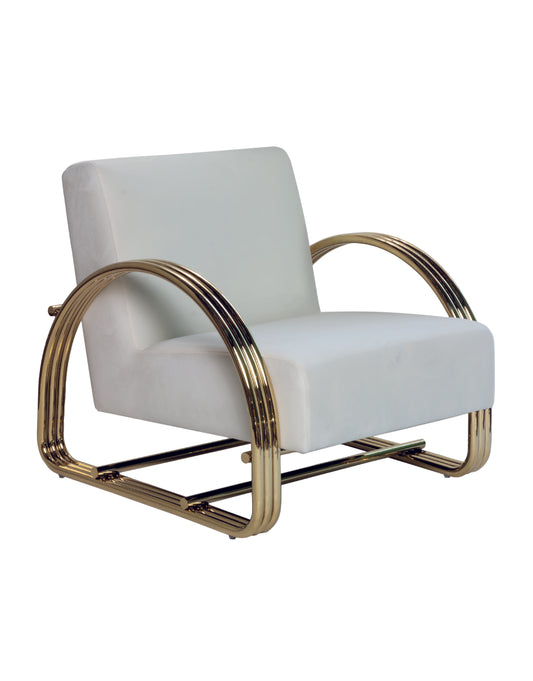 Sillon Minerva Dorado