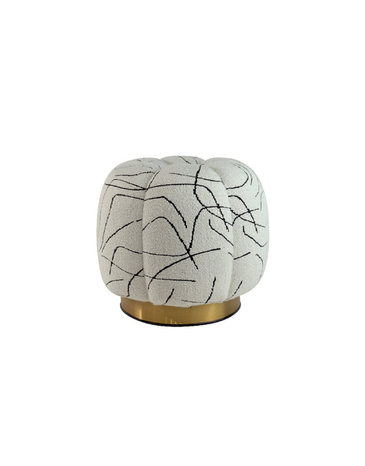 Taburete Zoe Hani White Lined - Linea A