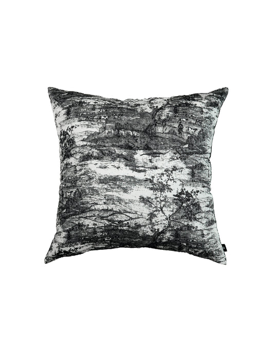 Cojin Helton Black & White 60