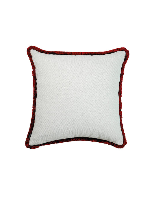 Cojin Helton White Con Fleco
