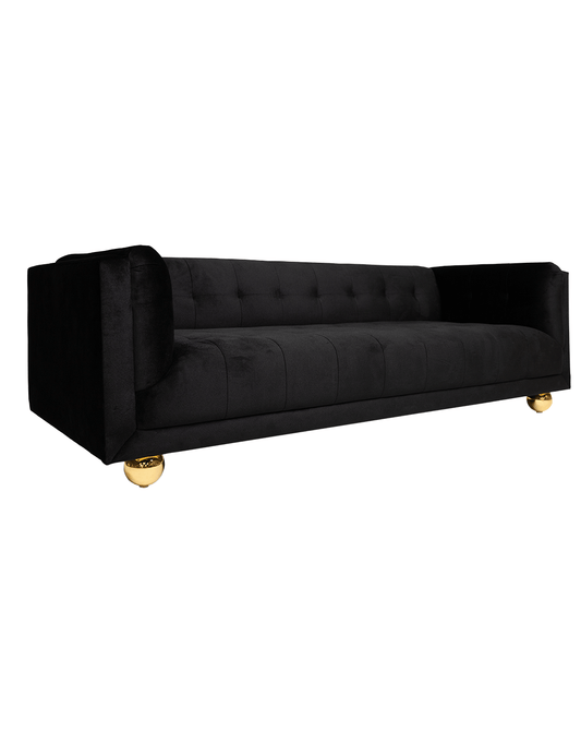 Sofa Bora 3 plazas black